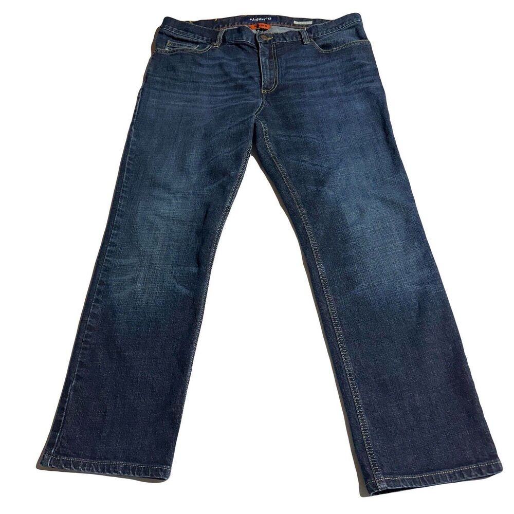 Alberto Pipe Regular Slim Fit Jeans Mens 36x32 Measured 36x28